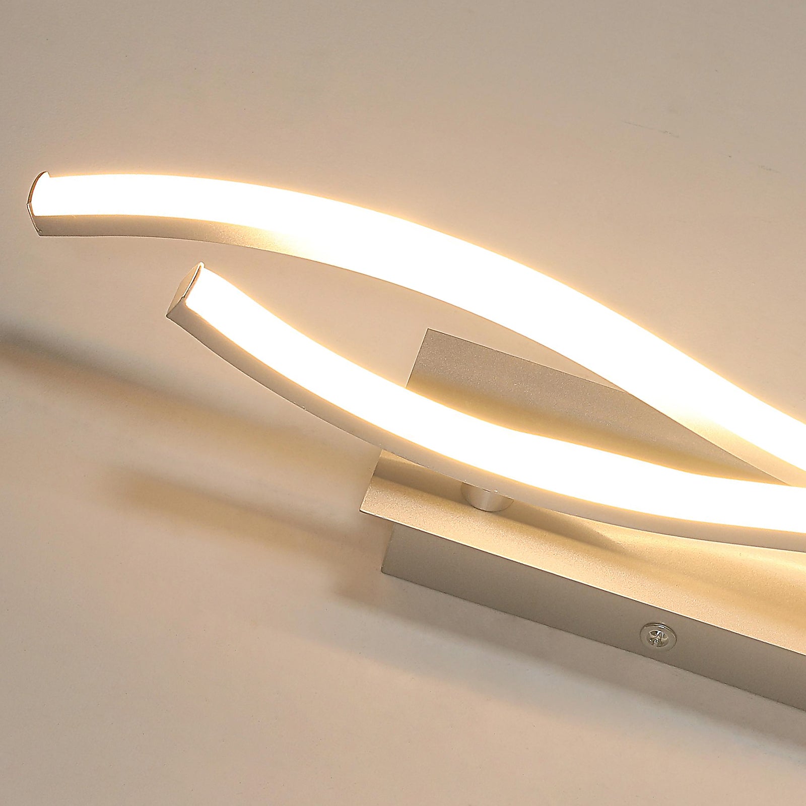 Wall Light - Silver Aluminium Frame, Tunable
