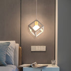 Chandeliers - White Metal Frame