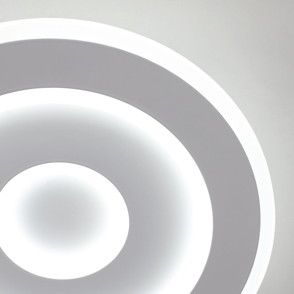 Comely Plafonnier LED Rond Moderne, 28W 28cm Lampe de Plafond LED, Blanc Luminaire Plafonnier Intérieur pour Chambre à Coucher, Salon, Couloir, Lumière Blanche Froide 6500K