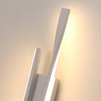 Wall Light - White Aluminium Frame, Warm Light