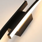 Wall Light - Black Aluminium Frame, Warm Light