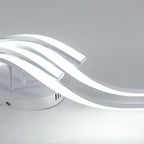 Deckenleuchte - Weißer Aluminiumrahmen, Weißes Licht