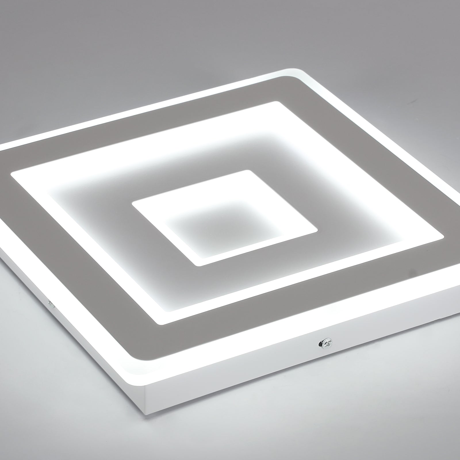 Comely Plafonnier LED Carré Moderne, 36W 28cm Lampe de Plafond LED, Blanc Luminaire Plafonnier Intérieur pour Chambre à Coucher, Salon, Couloir, Lumière Blanche Froide 6500K
