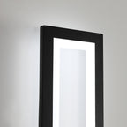 Wandleuchte - Schwarzer Acrylrahmen, Weißes Licht