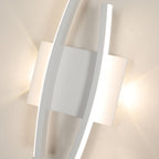 Wandleuchte - Weißer Aluminiumrahmen, Naturlicht