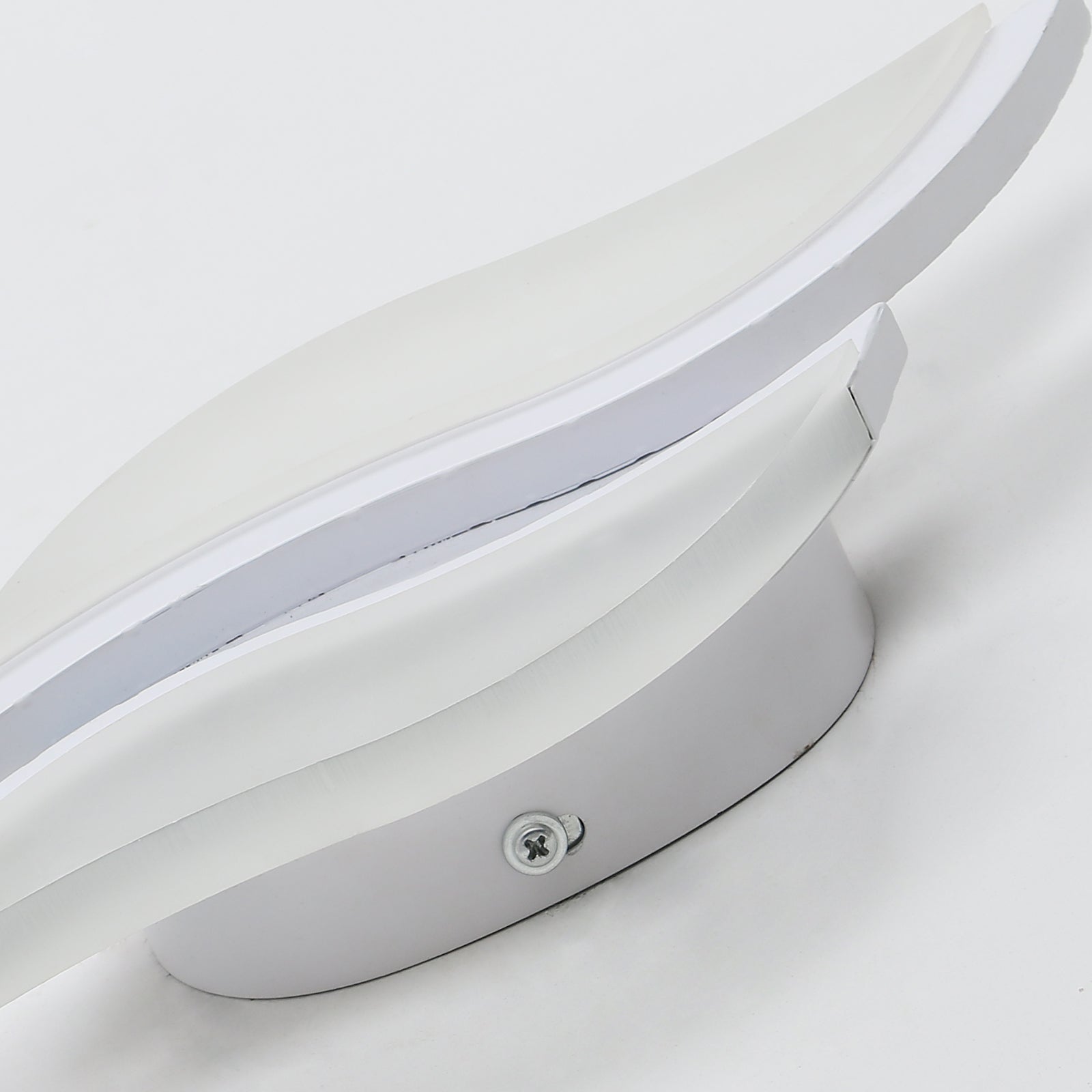 Wall Light - White Acrylic Frame, White Light