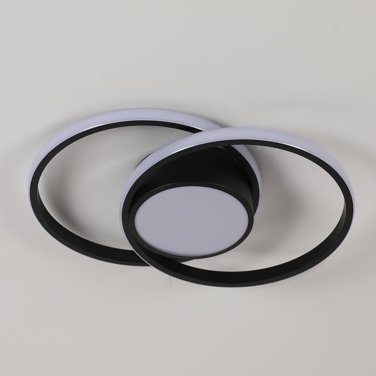 Ceiling Light - Black Metal Frame, Tunable and Dimmable