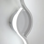 Wandleuchte – weißer Aluminiumrahmen, weißes Licht