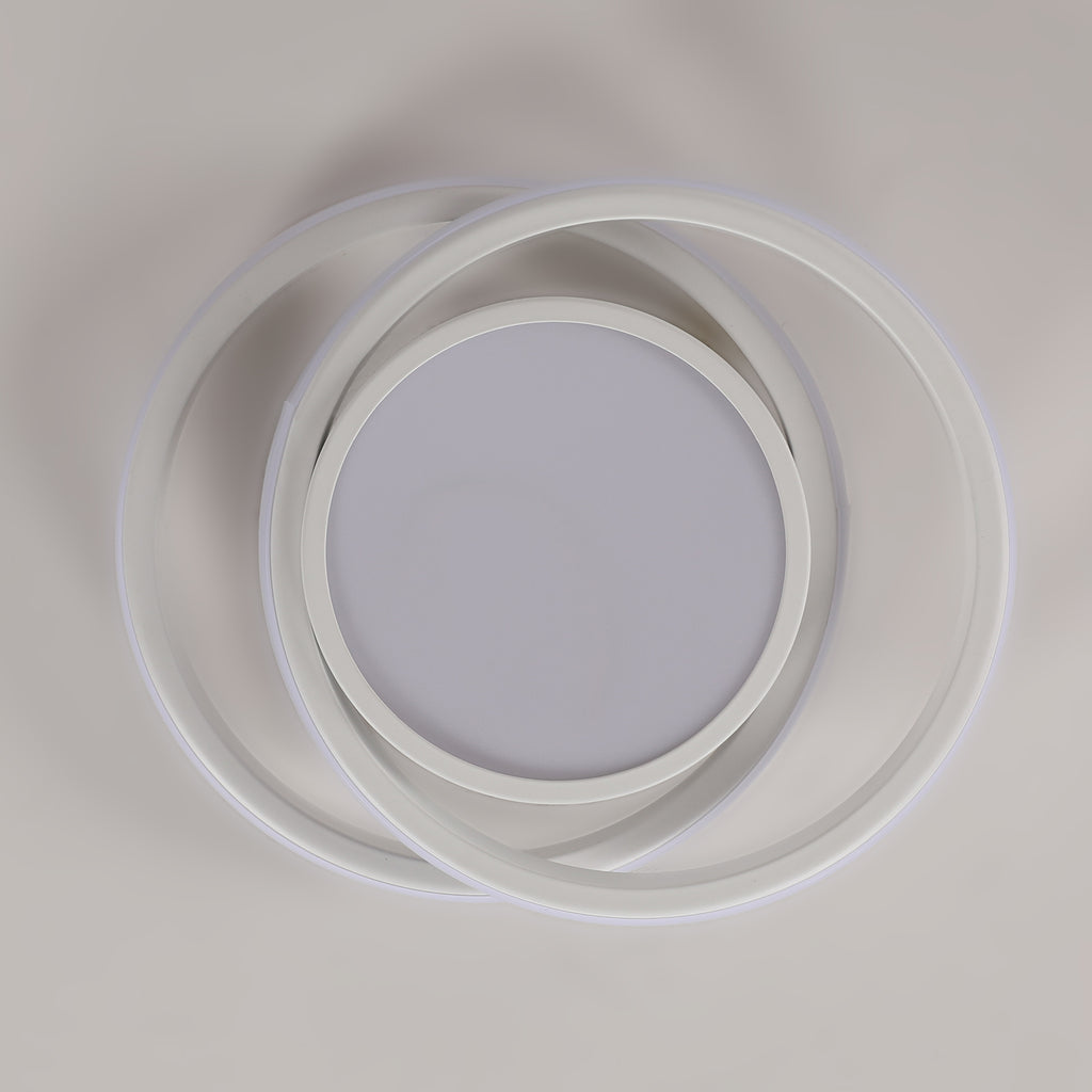 Ceiling Light - White Aluminium Frame, Natural Light