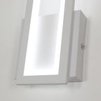 Lampada da parete - Struttura in acrilico bianco, luce bianca