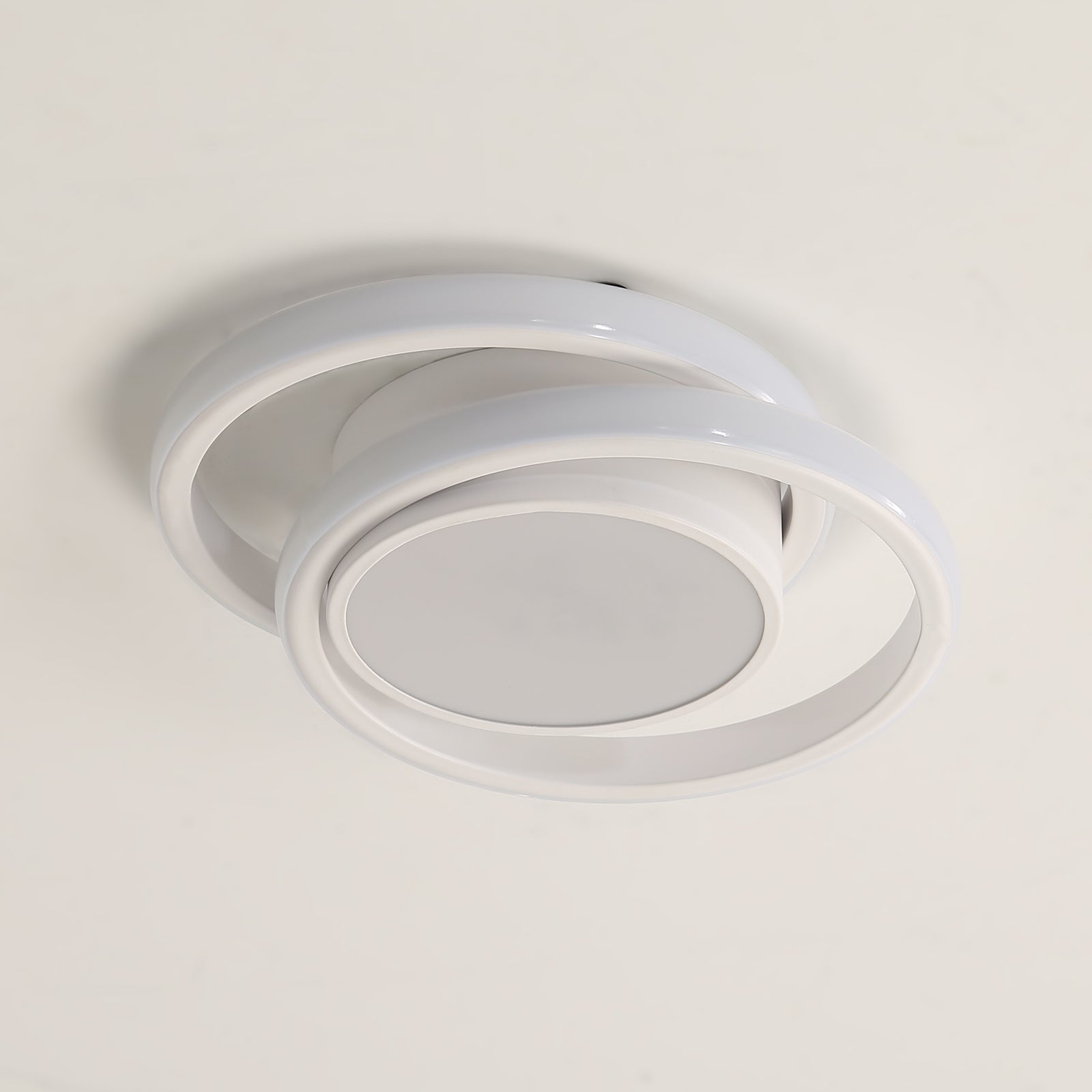Comely 2 Pièces Plafonniers LED Moderne pour Chambre, Cuisine, Couloir, 32W 2350LM Luminaire Plafond, Rond Lampe LED Plafond, Blanc Froid 6500K, Diamètre 28cm, Blanc