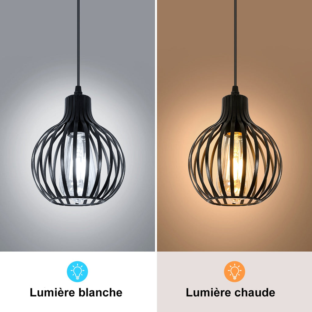 Chandeliers - Black Metal Frame