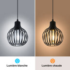 Chandeliers - Black Metal Frame
