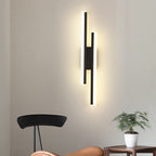 Lampada da Parete - Cornice in Acrilico Nero, Luce Calda