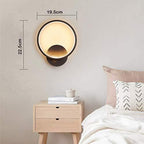 Wall Light - Black Metal Frame, Warm Light