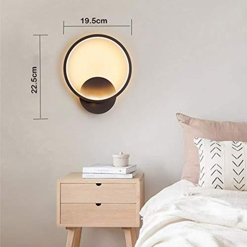Wall Light - Black Metal Frame, Warm Light