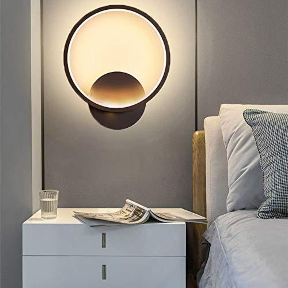Wall Light - Black Metal Frame, Warm Light