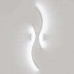 Wall Light - White Aluminium Frame, White Light