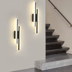 Lampada da Parete - Cornice in Acrilico Nero, Luce Calda