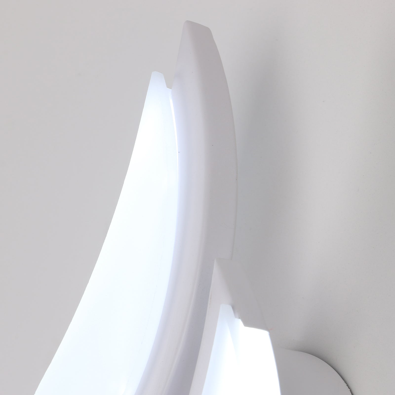 Wall Light - White Acrylic Frame, White Light
