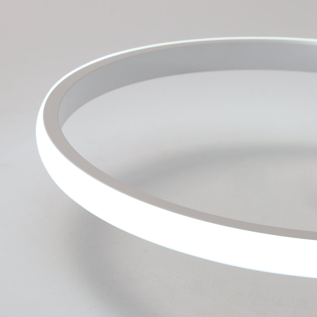 Deckenleuchte - Weißer Aluminiumrahmen, Weißes Licht