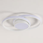 Comely Plafonnier LED, Rond Lampe de plafond 42W, Moderne Luminaire Plafonnier pour Couloir Coucher Salle de Bains Cuisine Salon, Lumière Naturelle 4500K, Longueur 40cm, Blanc