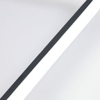 Ceiling Light - Black Aluminium Frame, White Light