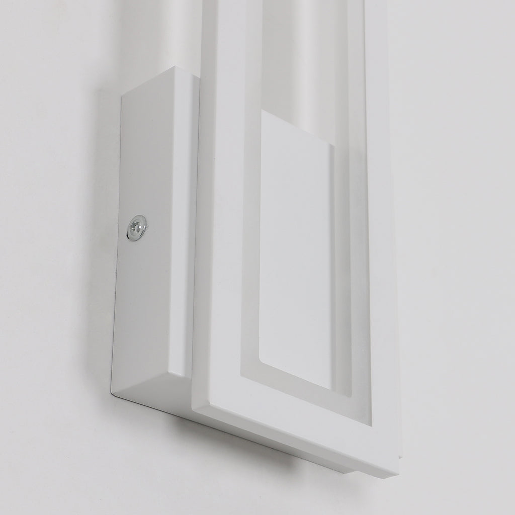 Wandleuchte – weißer Acrylrahmen, Tunable