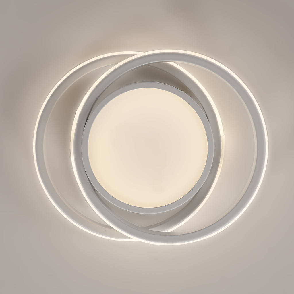 Ceiling Light - White Aluminium Frame, Natural Light