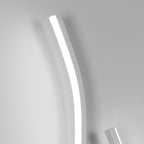 Applique da Parete - Struttura in Alluminio Bianco, Luce Bianca