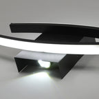 Wandleuchte – Schwarzer Aluminiumrahmen, weißes Licht