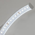 Wandleuchte – weißer Aluminiumrahmen, weißes Licht