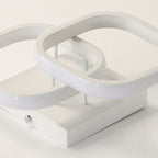 Plafoniera - Telaio in alluminio bianco, Luce naturale