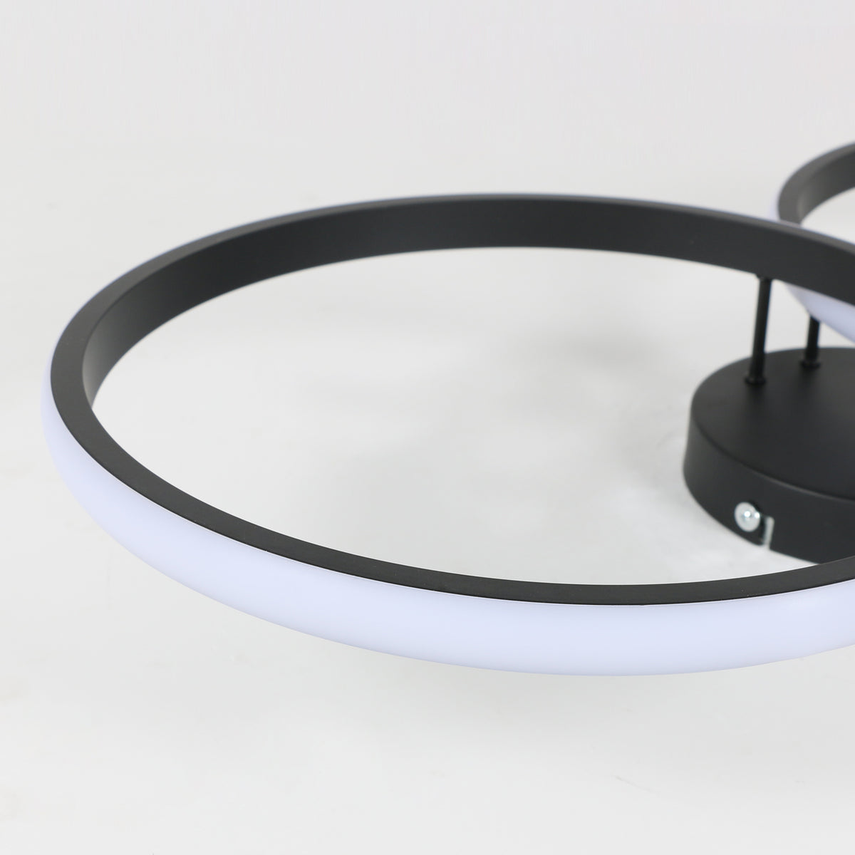 Ceiling Light - Black Aluminium Frame, Tunable and Dimmable