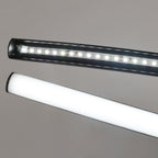 Comely Plafonnier LED, 3 Ondes Design 20W 2050LM Blanc Froid 6500K Lampe de Plafond Moderne, Noir Luminaire Plafonnier pour Salon, Chambre, Cuisine, Couloir, Noir