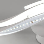 Deckenleuchte - Weißer Aluminiumrahmen, Weißes Licht