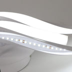 Plafoniera - Struttura in alluminio bianco, Luce bianca