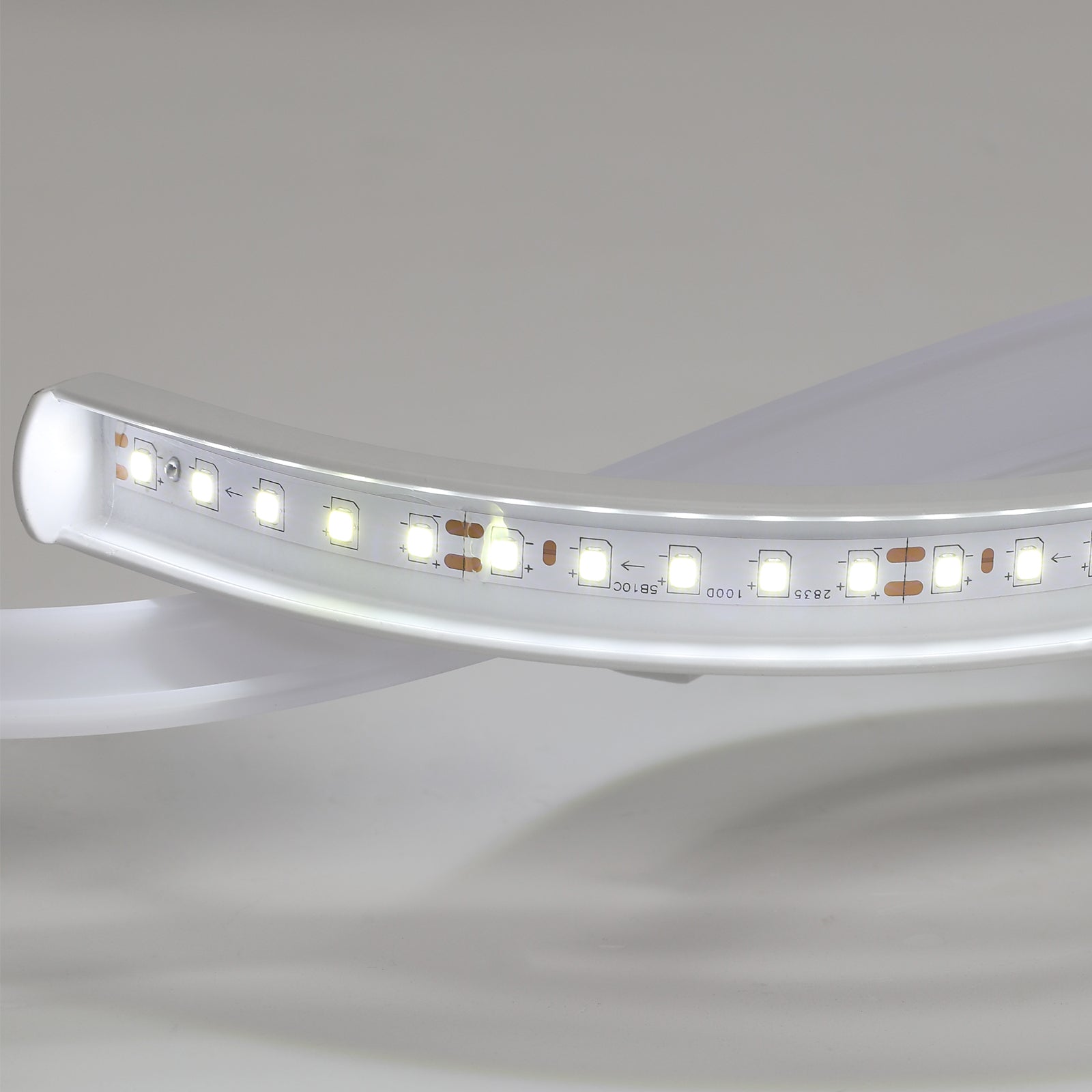 Wall Light - White Aluminium Frame, White Light