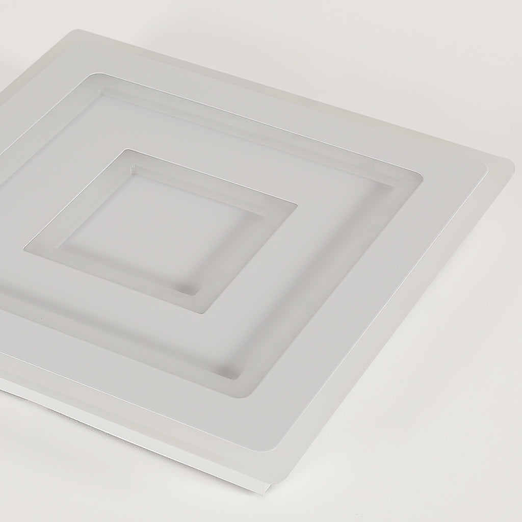 Ceiling Light - White Acrylic Frame, Tunable and Dimmable