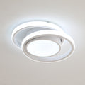 Comely 2 Pièces Plafonniers LED Moderne pour Chambre, Cuisine, Couloir, 32W 2350LM Luminaire Plafond, Rond Lampe LED Plafond, Blanc Froid 6500K, Diamètre 28cm, Blanc