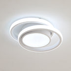 Comely 2 Pièces Plafonniers LED Moderne pour Chambre, Cuisine, Couloir, 32W 2350LM Luminaire Plafond, Rond Lampe LED Plafond, Blanc Froid 6500K, Diamètre 28cm, Blanc