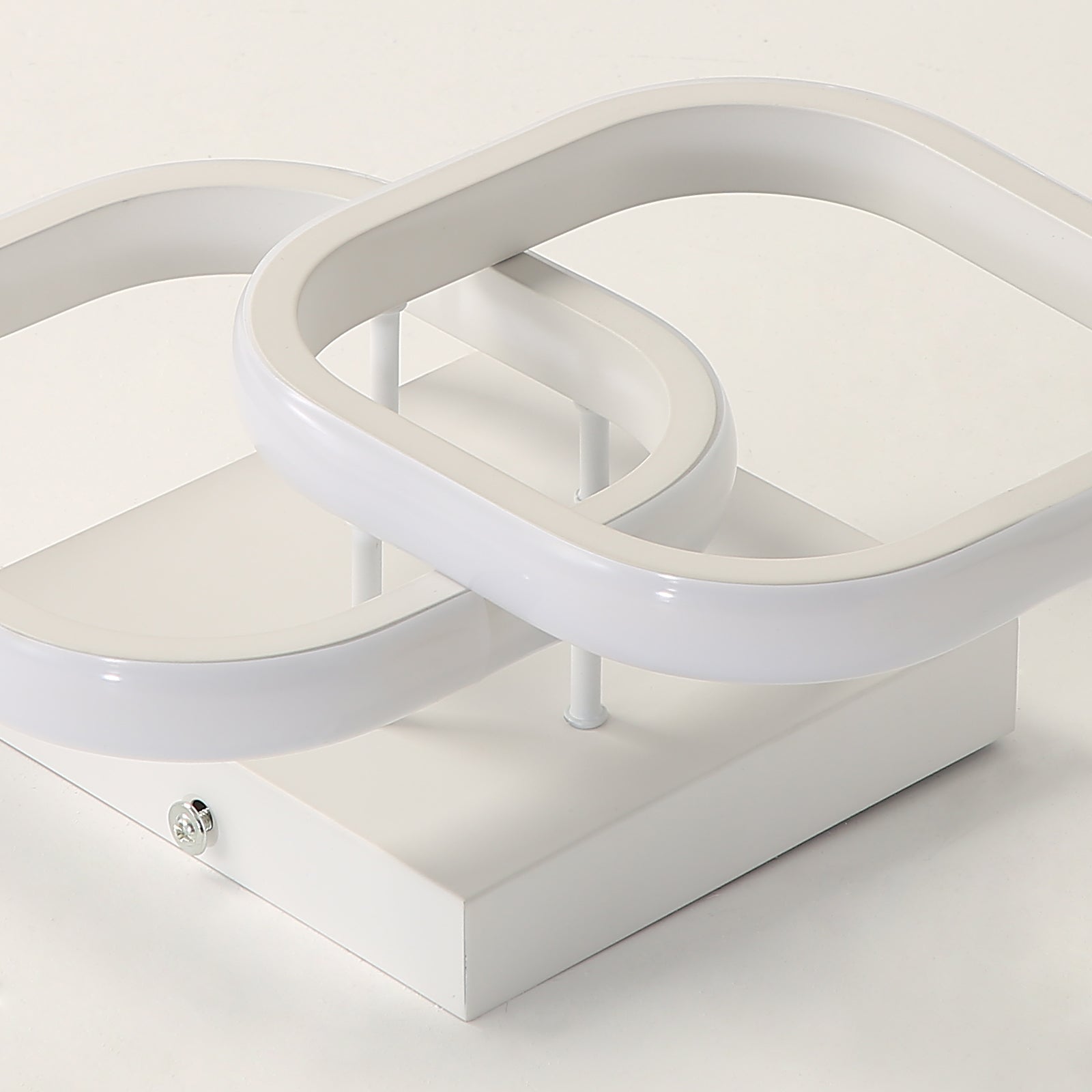 Ceiling Light - White Aluminium Frame, Natural Light