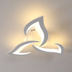 Comely Plafonnier LED Dimmable, Lampe de Plafond Moderne Acrylique 35W 3937LM, 3000K-6500K, Luminaire Plafonnier avec Télécommande pour Chambre Salon, Dia 58cm