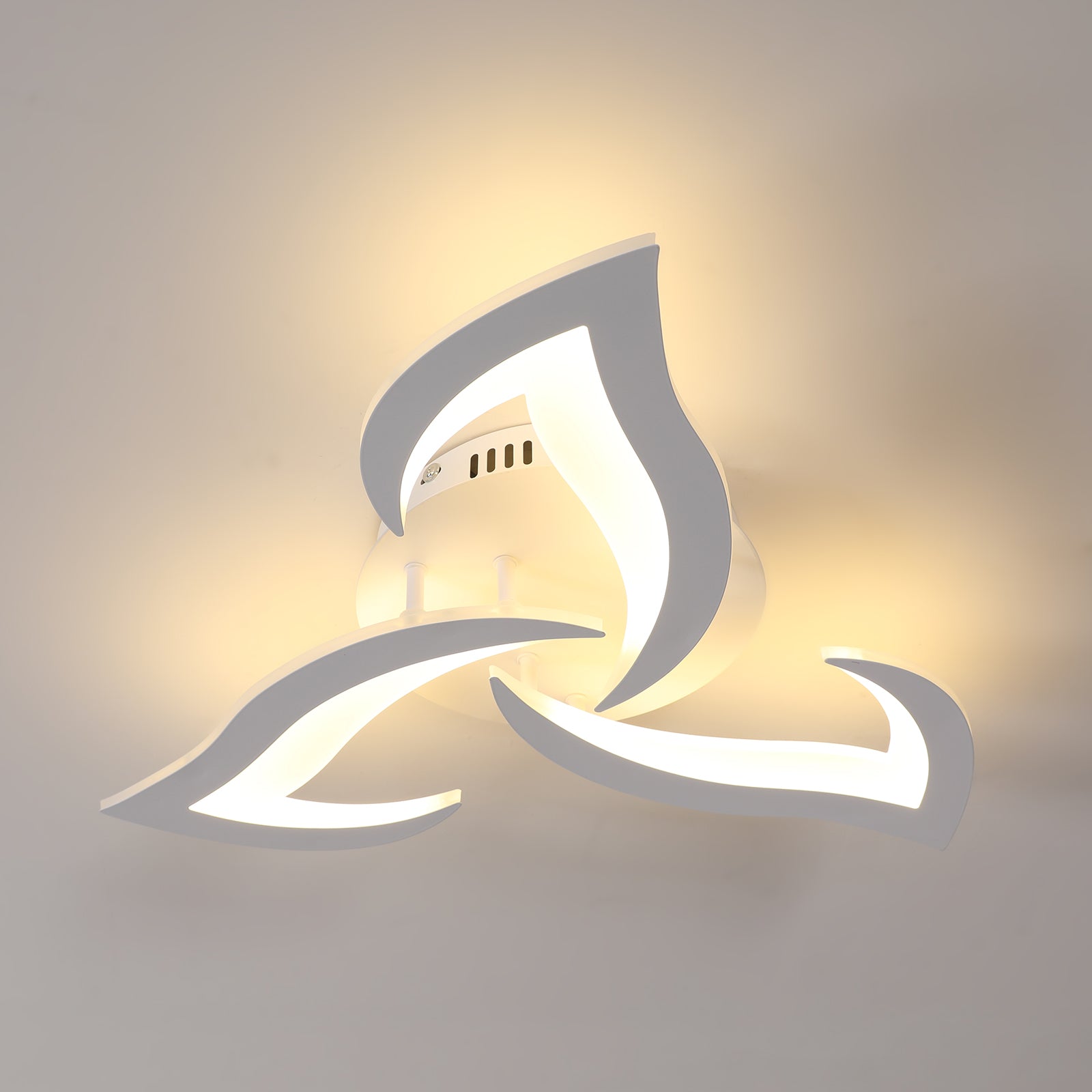 Ceiling Light - White Acrylic Frame, Tunable and Dimmable