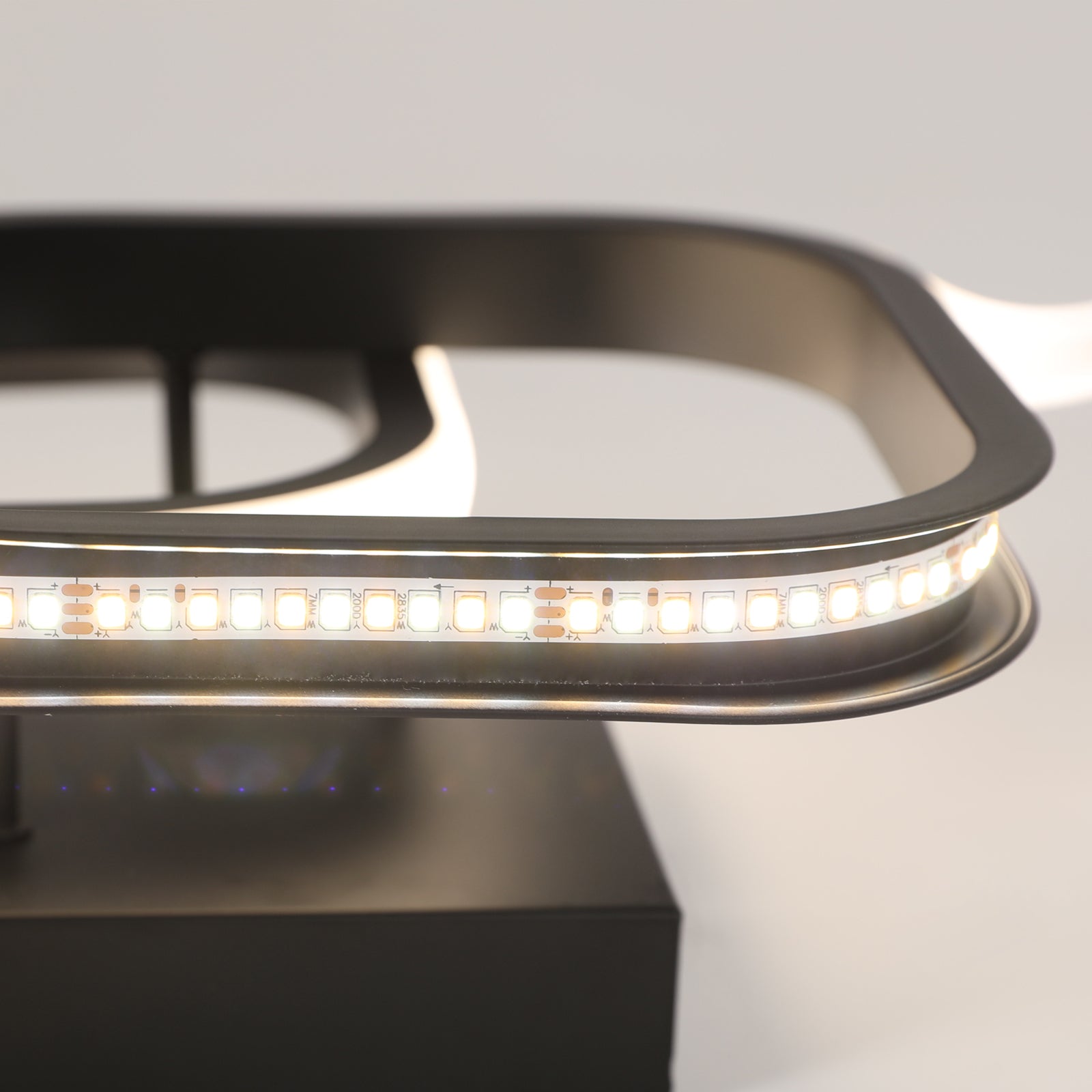 Ceiling Light - Black Aluminium Frame, Natural Light