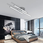 Comely Plafonnier LED, Lampe de Plafond Design Curvé Moderne, 18W 1700LM Luminaire Plafonnier LED pour Salon Chambre Couloir Cuisine Balcon Bureau
