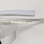 Ceiling Light - Silver Aluminium Frame, White Light