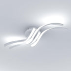Ceiling Light - White Aluminium Frame, White Light