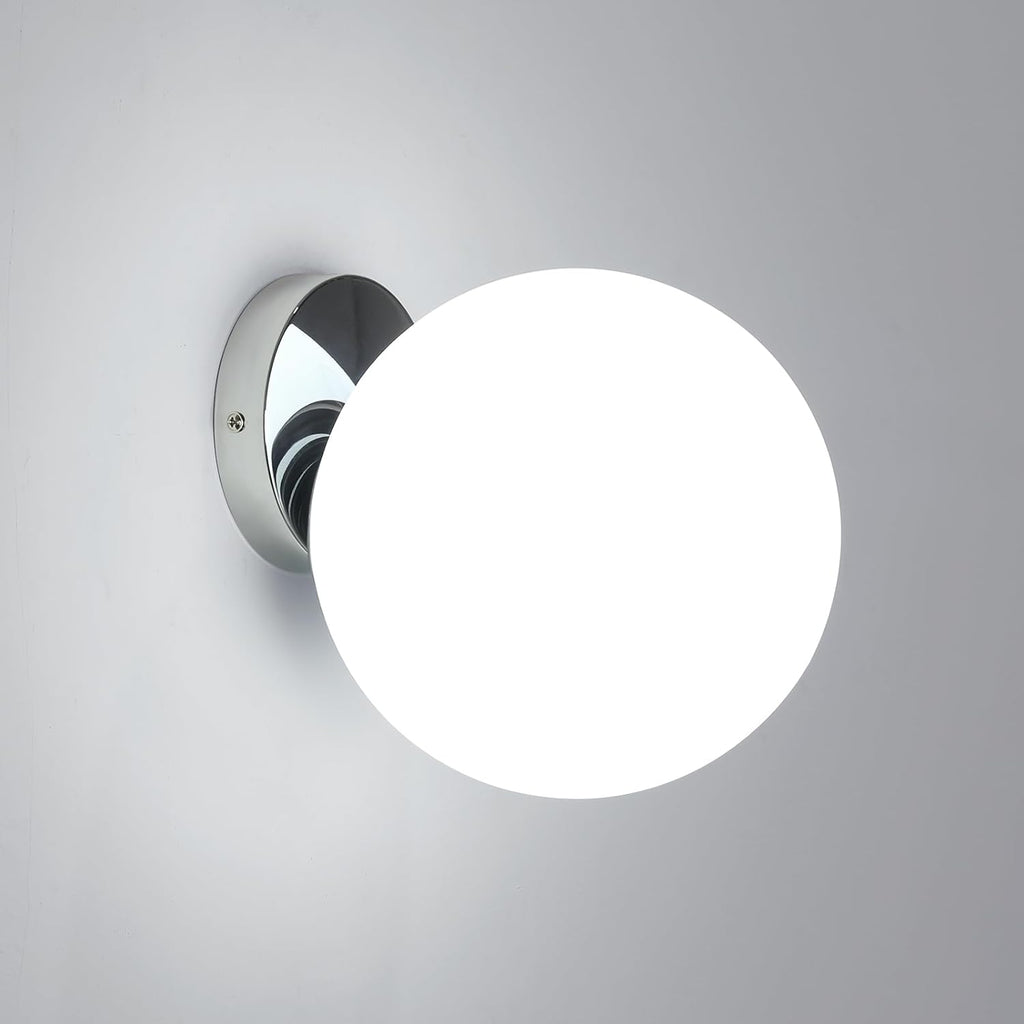 Wall Light - Chrome Metal Frame