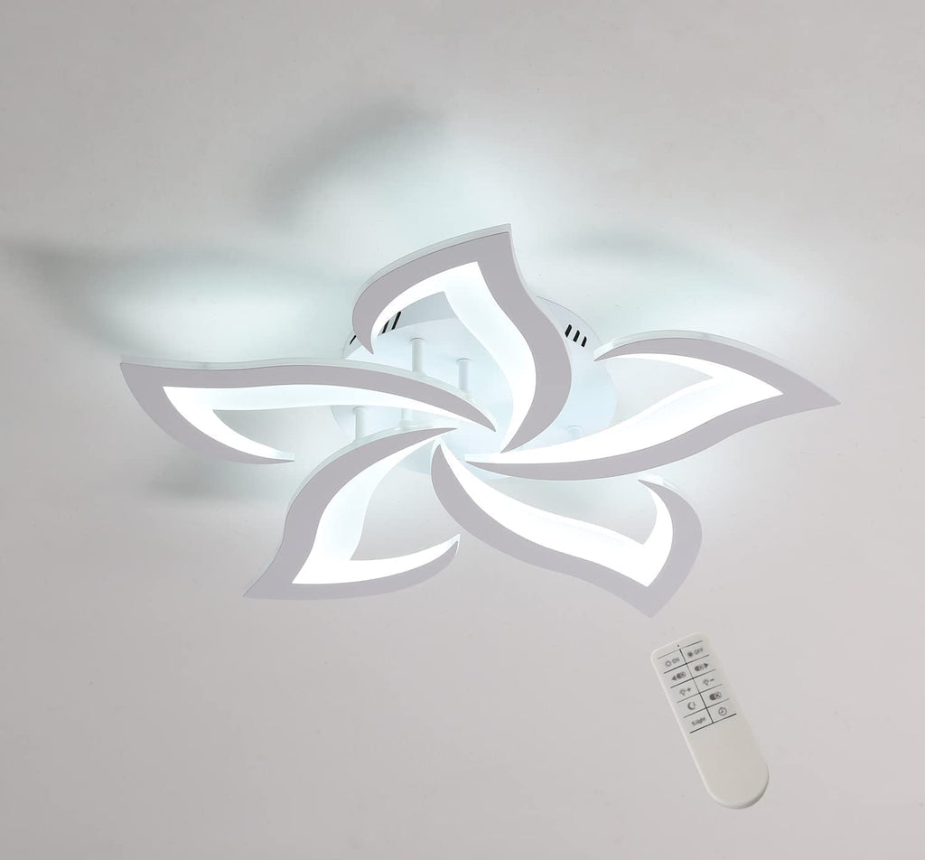 Comely Plafonnier LED Dimmable, Luminaire Plafonnier 40W 4700LM, Télécommande/APP, 3000k-6500k Φ60cm, Lampe de Plafond per Salon Chambre